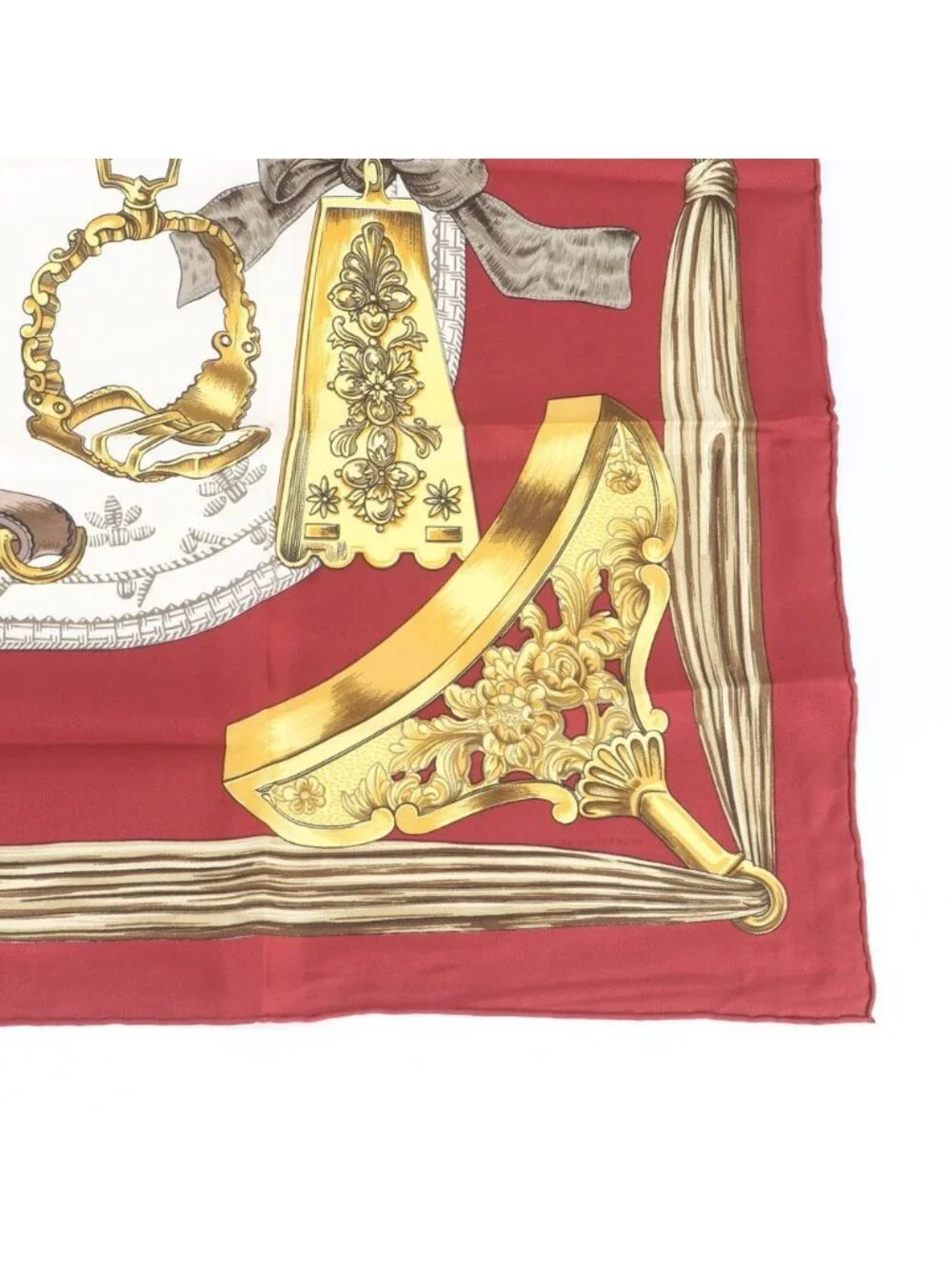 Hermes Carre 90 Etriers Stirrup Silk 100% Scarf